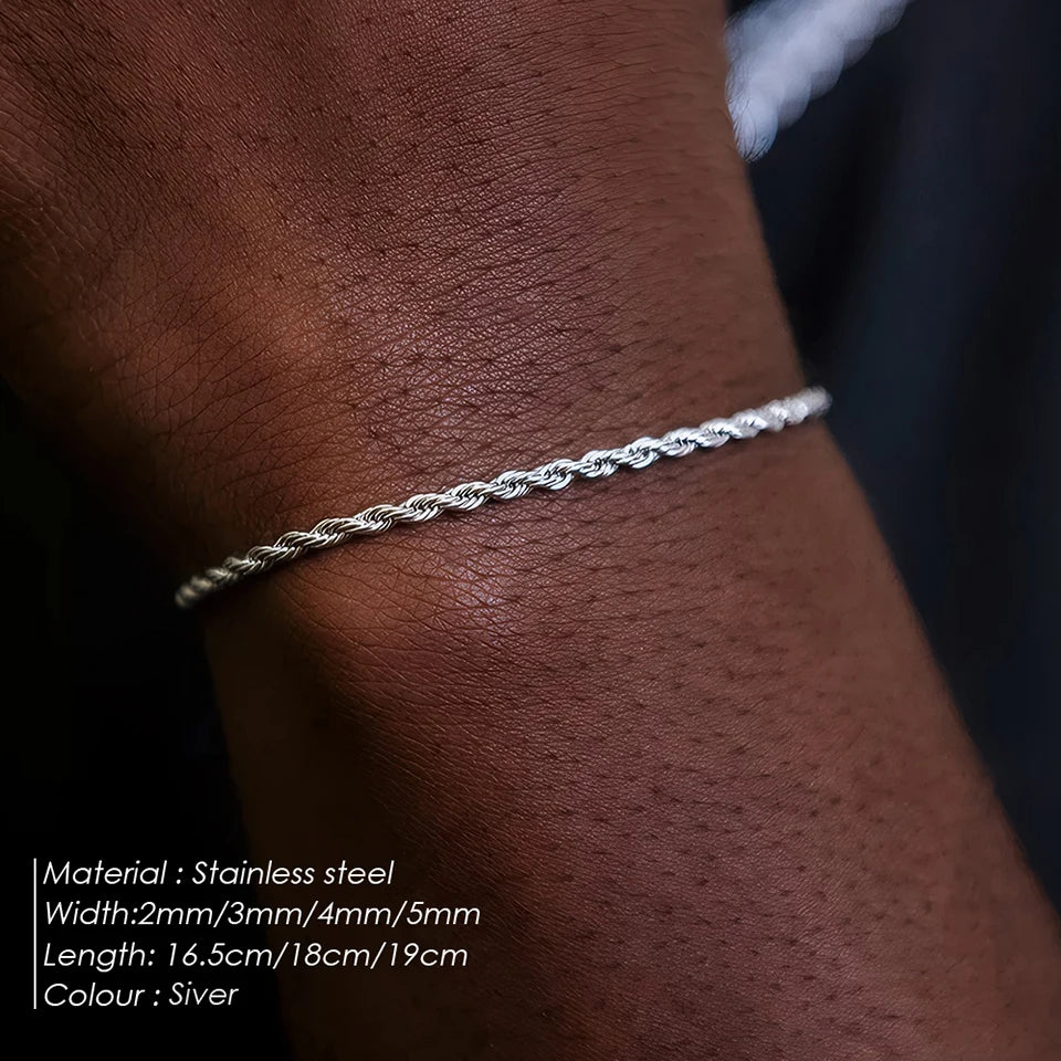 Pulseira (Fina) Aço inoxidável
