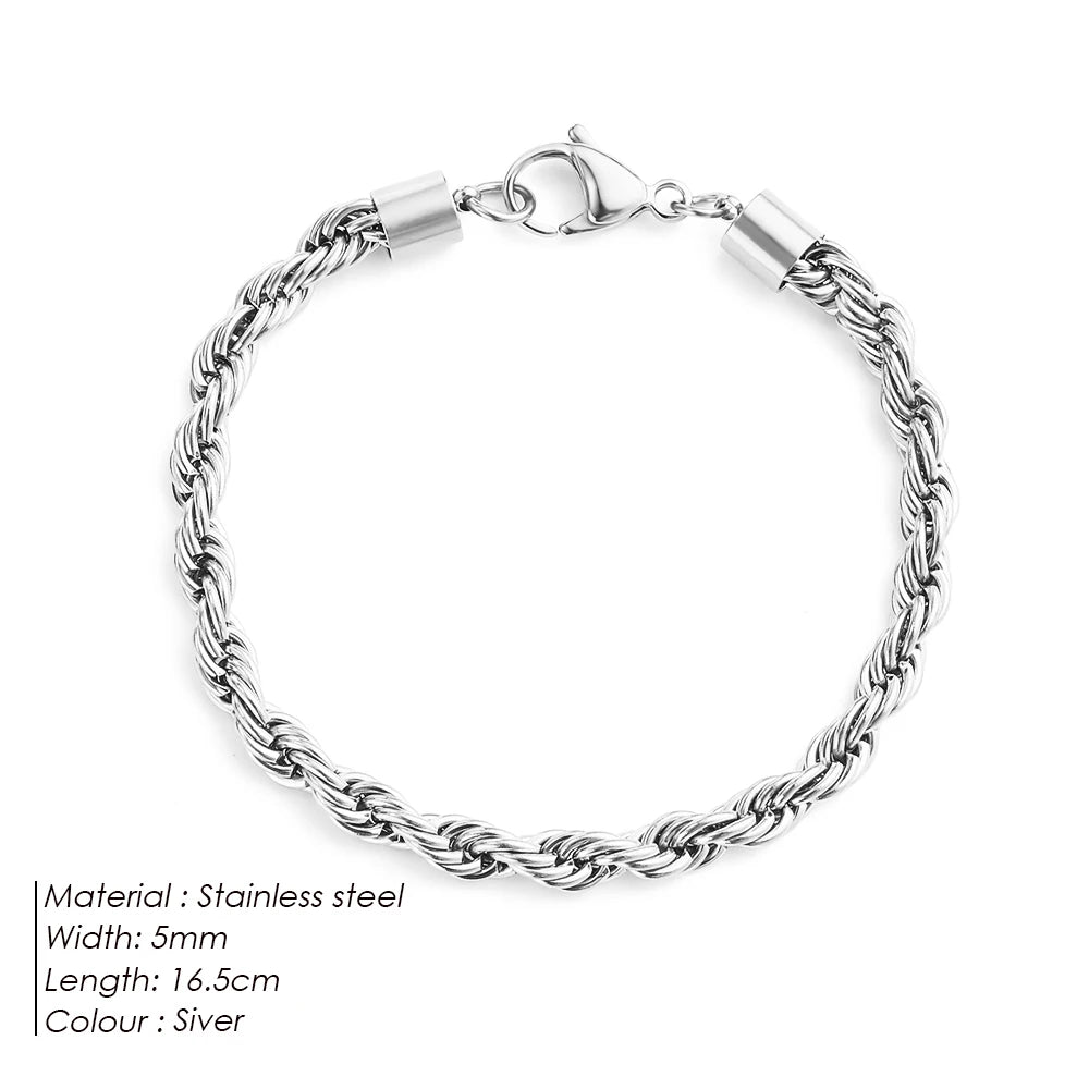 Pulseira (Fina) Aço inoxidável