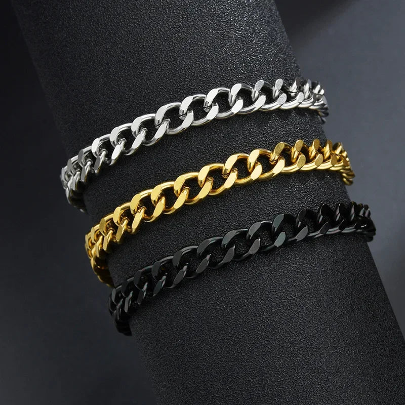 Pulseira Corrente Aço inoxidável