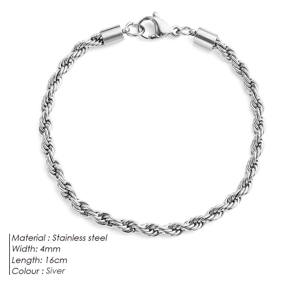 Pulseira (Fina) Aço inoxidável
