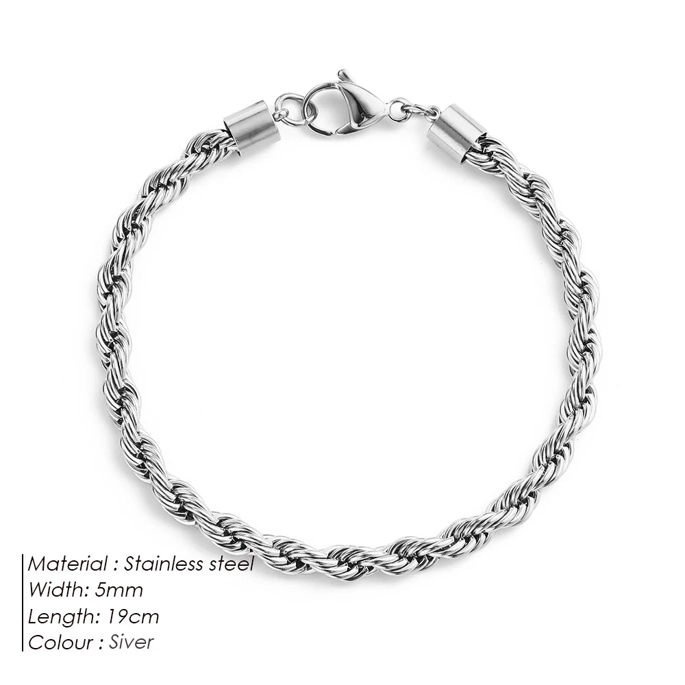 Pulseira (Fina) Aço inoxidável
