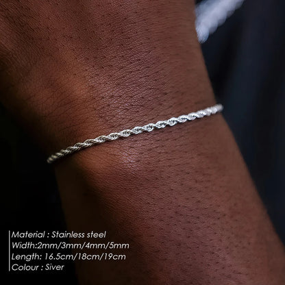 Pulseira (Fina) Aço inoxidável