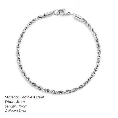 Pulseira (Fina) Aço inoxidável