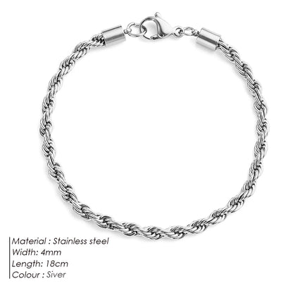 Pulseira (Fina) Aço inoxidável
