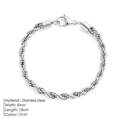 Pulseira (Fina) Aço inoxidável