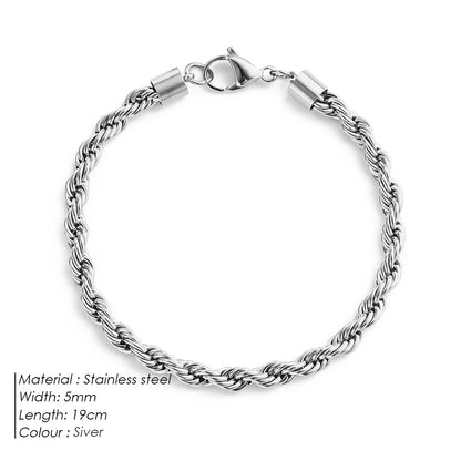 Pulseira (Fina) Aço inoxidável
